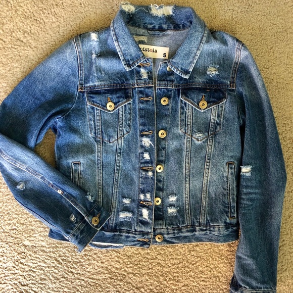 Distressed Denim Jacket